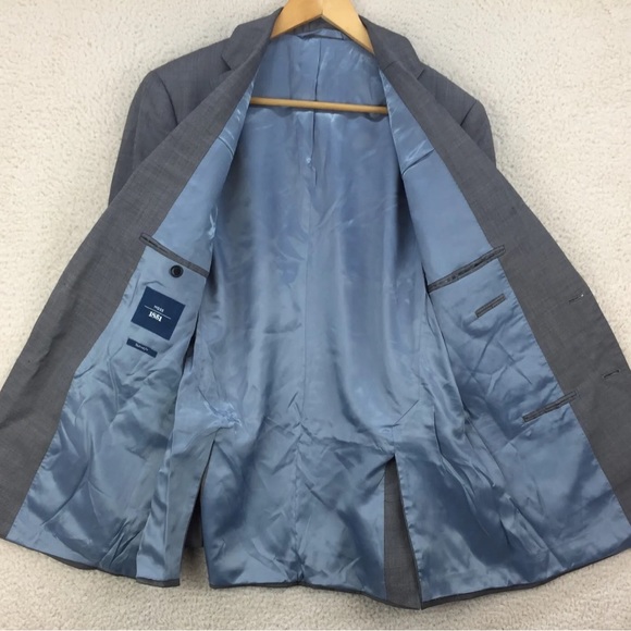 Beautiful Moss 1851 Grey Wool Tailored 2 Piece Suit - Picture 4 of 10